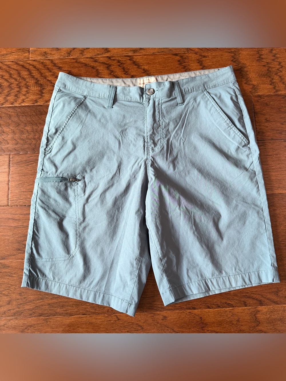 Weatherproof Vintage Shorts Men 34 Blue Regular Fit Nylon Stretch Perfomance